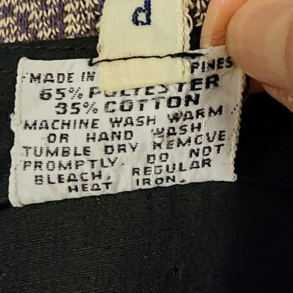 1960's-70's Leandra Crochet & Embroideries Label Tunic Top W/Colorful Embroidery - Picture 9 of 9